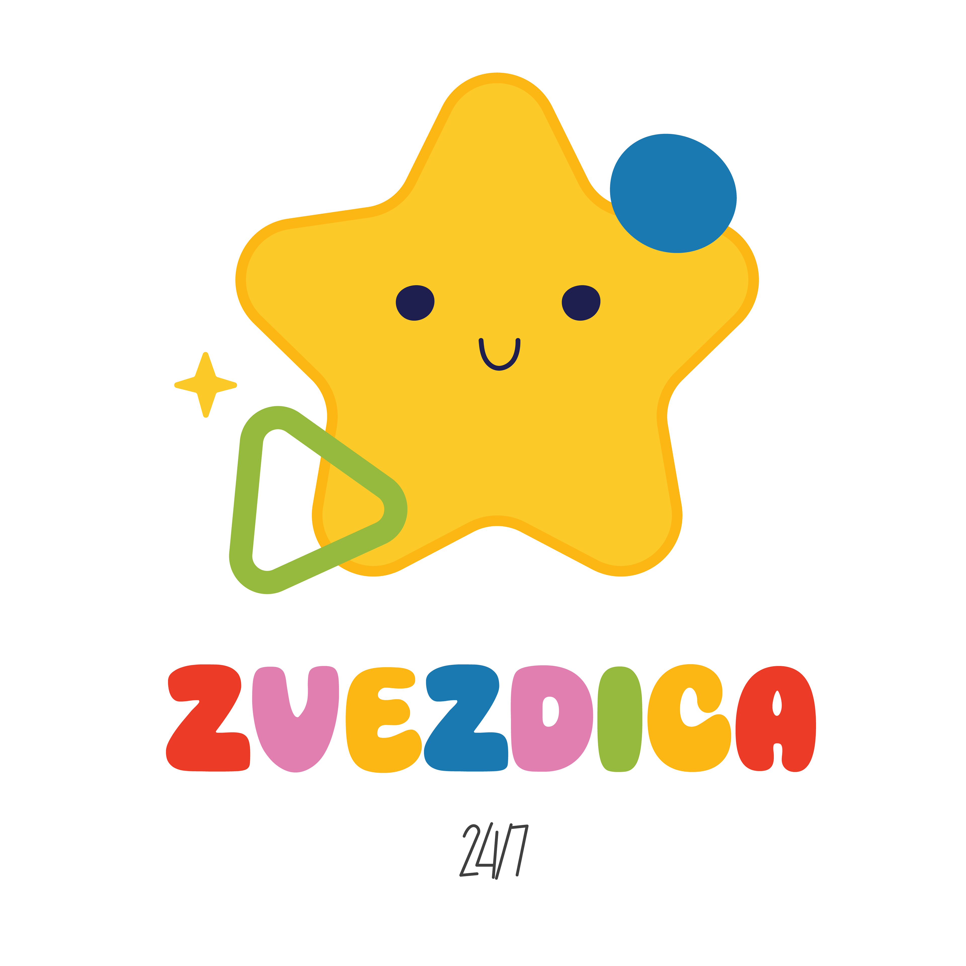 Logo for 24/7 Kindergarten ''Zvezdica''