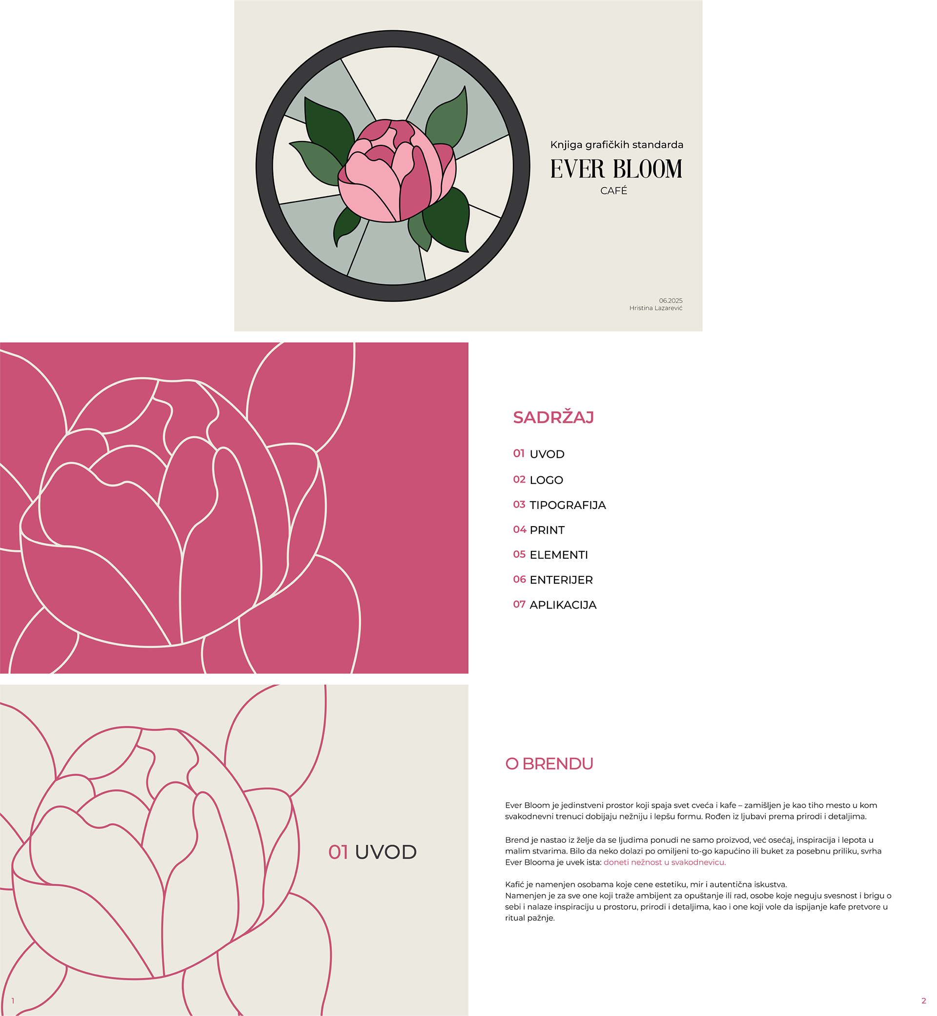 Book of graphic standards ''Ever Bloom'' 1