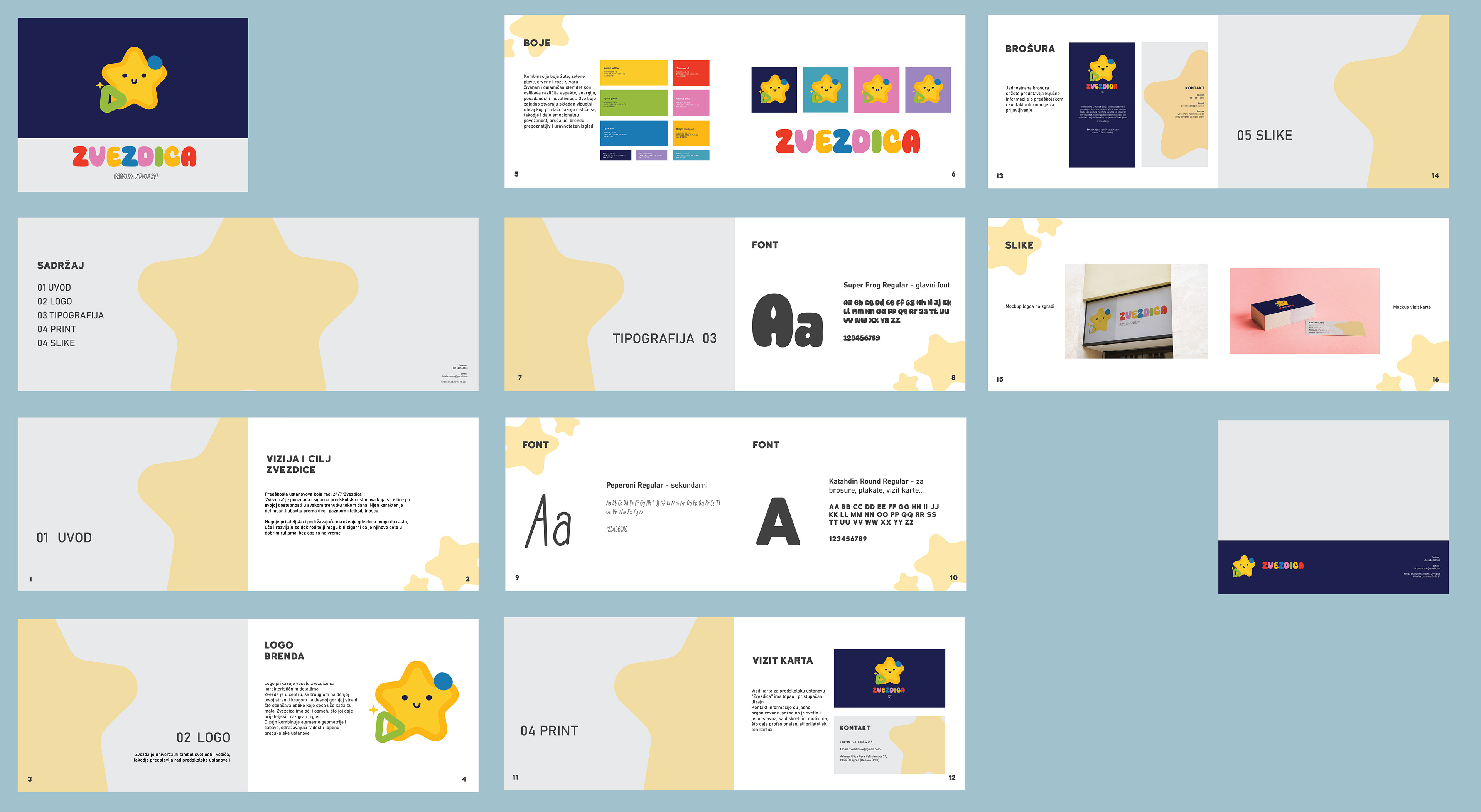 Book of graphic standards ''Zvezdica''