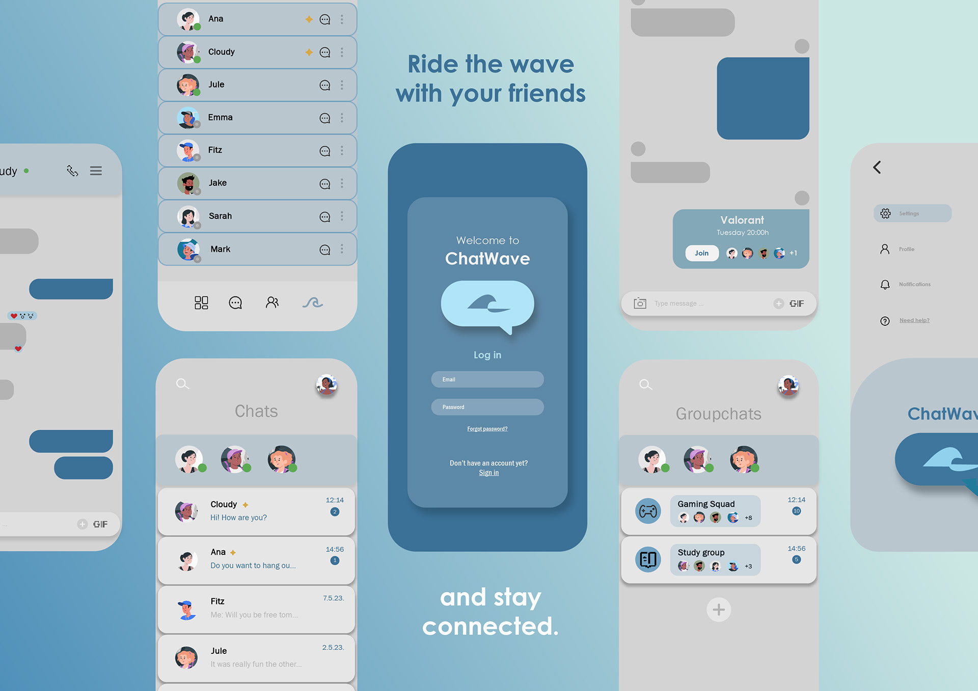 Advertisemt for ''Chat Wave''