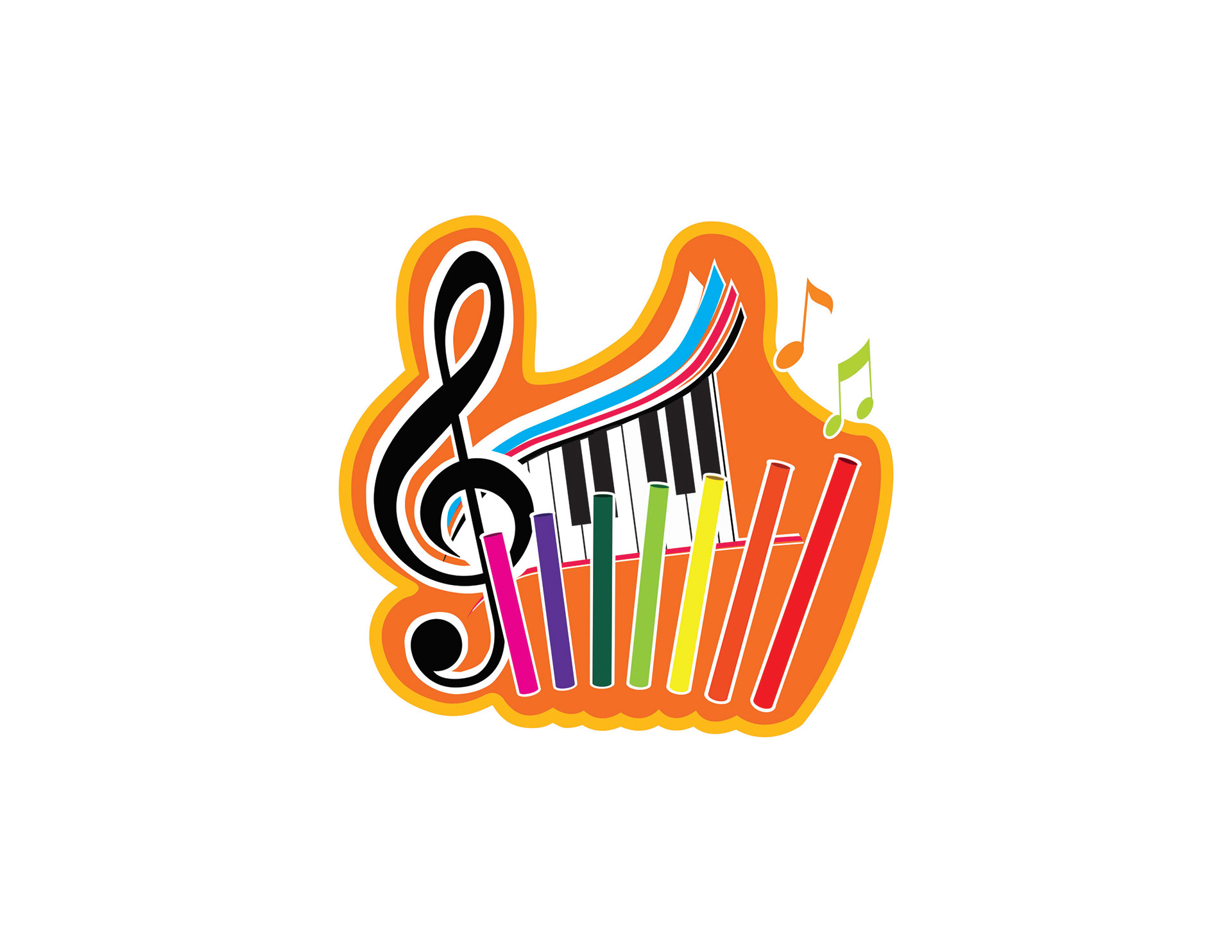 Logo design for a personal music workshop working with ''Boomwhakers'' 2023
