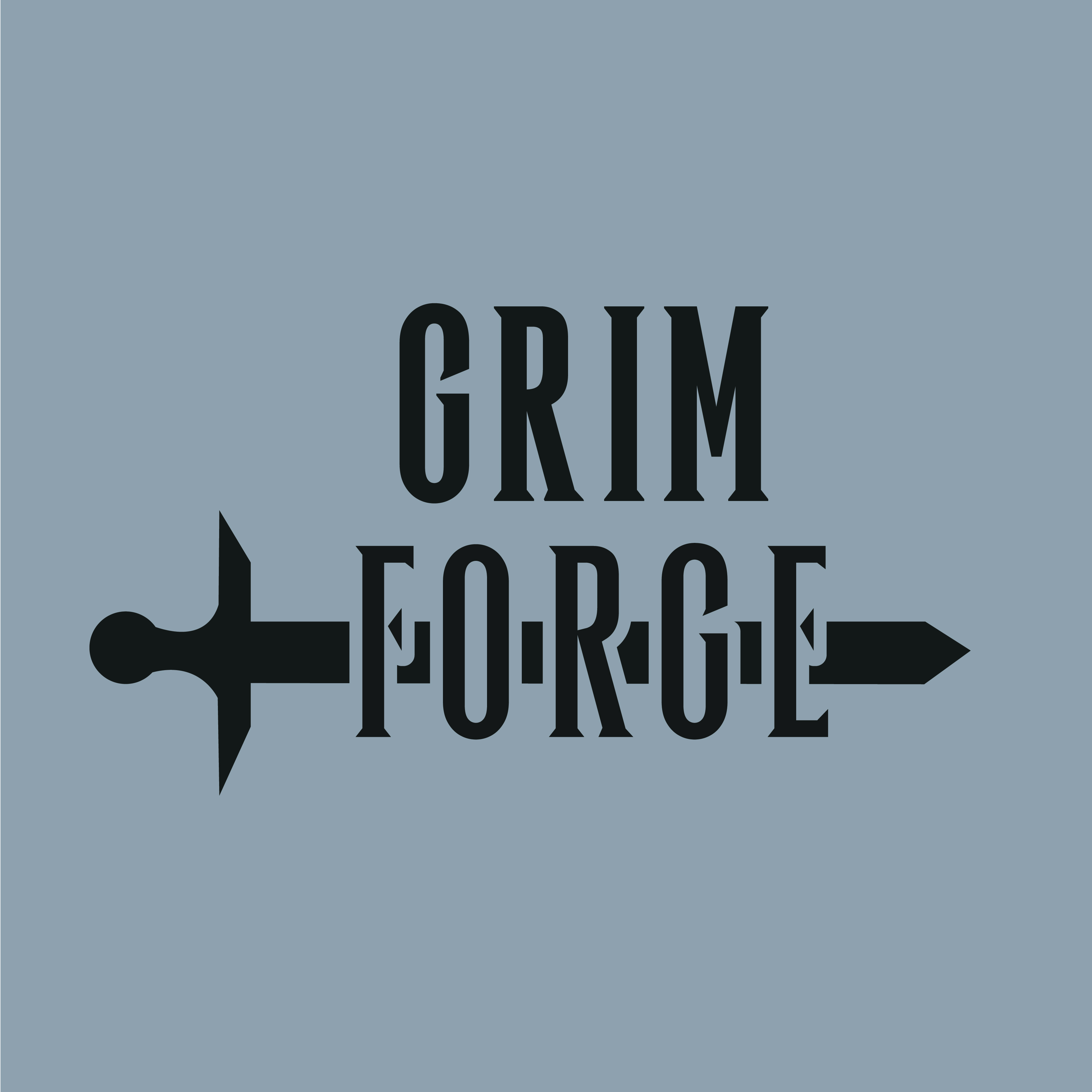 Grim Forge - Visual identity for an online shop 2026